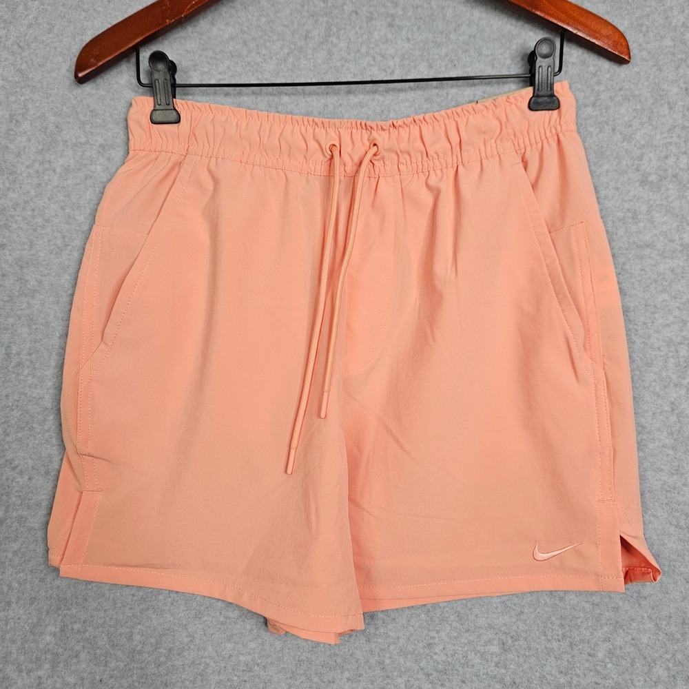 Nike Unlimited Mens 5 Inch Dri-FIT Training Shorts Peach DV9336-844 Small New